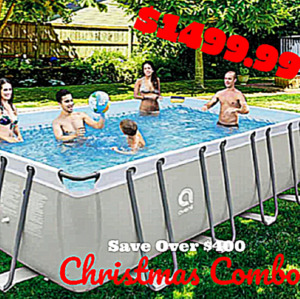 Pools Spas And Accessories: Christmas Combo 18' x 9'x 48" Avenli