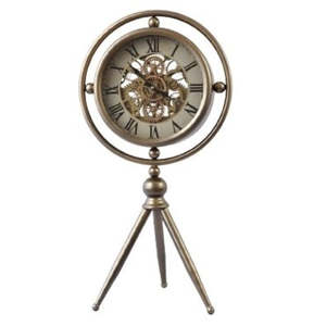 Bronze Clock Mantle Gear