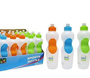 Kitchen: Sports Bottle W/Rubber Grip 700ml BPA Free