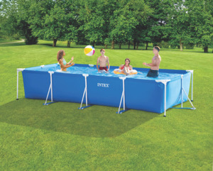 'SPECIAL' Intex Rectangular Frame Pool Set (4.5m x 2.2m x 84cm) W Free&hellip;