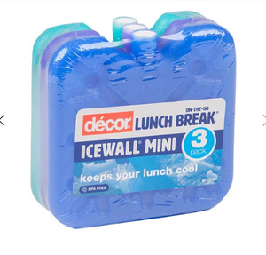 Decor: Décor® Lunch Break™ Icewall™ – Small 3-Pack (Blue, Purple, Teal)
