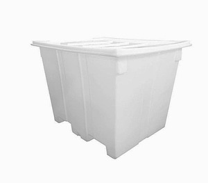Industrial: 635L Nestable Bin With Lid - Food Grade