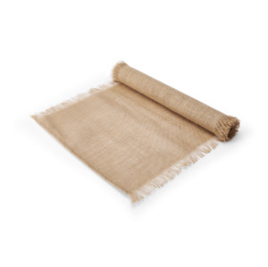 Kitchen: Mikasa Jute Frayed Table Runner