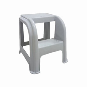 Step Stools: Grey 2 Step Stool 44cm