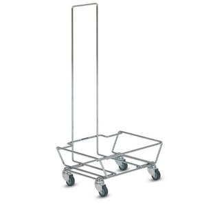 Shopping Baskets: Moble Basket Stand W Wheels