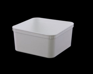 Storage: ICECREAM 2L Pail White Sq SS BASE ONLY!