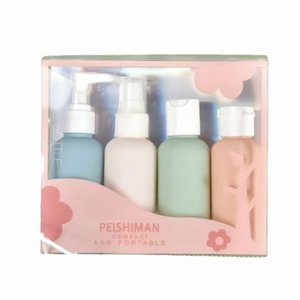 Bathroom: 4pc Traveling Bottle Set 60ml