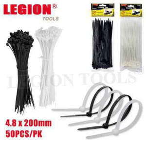 Hardware: Cable Ties 4.8x200mm 50pcs/pk