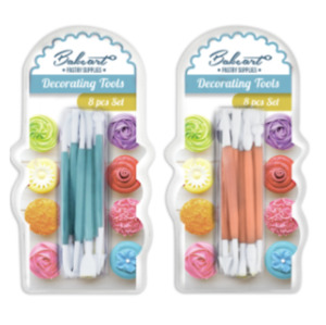 Kitchen: Cake Decoration Tool Set 8pc