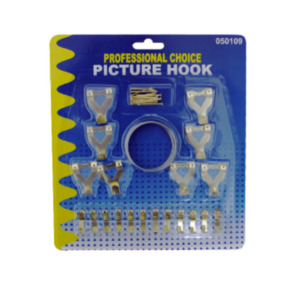 20 Pack Picture Hook Set WAS $3.50 NOW
