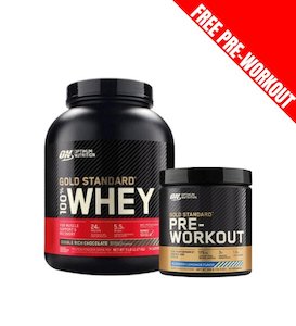 Top 20: BOGO OPTIMUM NUTRTION WHEY 5LB + PRE WORKOUT