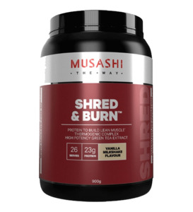 Musashi Shred & Burn Protein 2kg