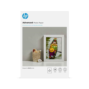 Hp Printers Accessories: HP Advanced A4 Glossy 250gsm Photo Paper - 20 Sheets
