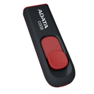 Drives Flash Pen: ADATA C008 Retractable USB 2.0 32GB Black/RedFlash Drive