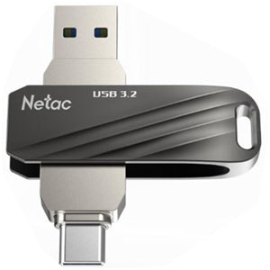 Drives Flash Pen: Netac US11 USB3.2 + Type-C Dual Flash Drive 64GB UFD