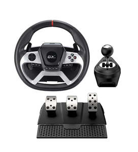 Gaming Peripherals: Genius SpeedMaster X5 Racing Wheel with Force Feedback