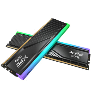Memory Desktops: XPG Lancer Blade 32GB (2*16GB) DDR5-6000 DIMM Black RGB Lifetime wty