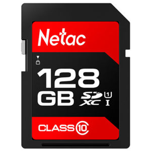 Memory Secure Digital: Netac P600 SDHC U1/C10 Card 128GB