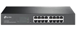 Network Switches: TP-Link SG1016DE 16 Port Gigabit Switch Easy Smart Rack Mount