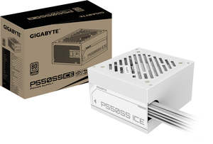 Power Supplies: Gigabyte GP-P550SS ICE 550W ATX Silver PSU 3yr wty