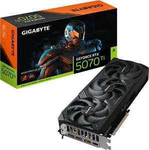 Graphics Cards: Gigabyte GV-N5070TiWF3 OC-16GD RTX5070Ti 16GB PCIE Graphics Card