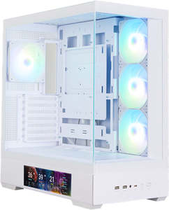 Zalman P40 PRISM DS White ATX Tower Case