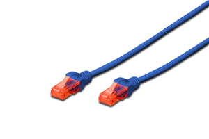 Cables Patch Network: Digitus UTP CAT6 Patch Lead - 15M Blue