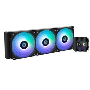 Fans: Zalman Alpha2 36 ARGB Black Liquid Cooler - Triple 120mm Fan 5yr w