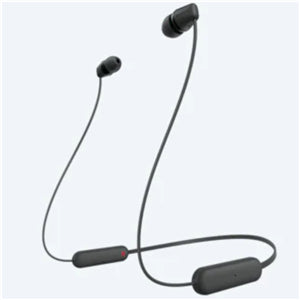 Headset Microphone: Sony WIC100B Wireless In-ear Headphones Black