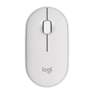 Mice: Logitech M350S Pebble 2 USB Wireless/Bluetooth Mouse - White