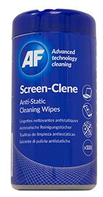 Cleaning: AF Screen-Clene Andti-Static Cleaning Wipes Tub - 100