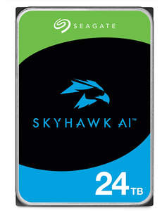 Drives Hdd 3 5: Seagate SkyHawk AI 24TB SATA 3.5" 256MB Surveillance HDD