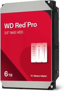 WD Red Pro 6TB SATA 3.5" 7200RPM 256MB NAS HDD 5Yr Wty.