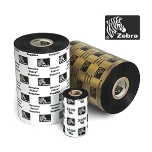 Pos Consumables: Zebra 110mm X 74m Wax/Resin Ribbon - Glossy Labels