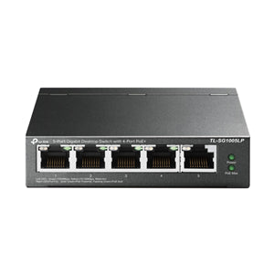 Network Switches: TP-Link SG1005LP 5 Port Gigabit Switch with 4x PoE+ Ports