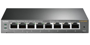 Network Switches: TP-Link SG108PE 8 Port Gigabit Switch Easy Smart 4x PoE Ports
