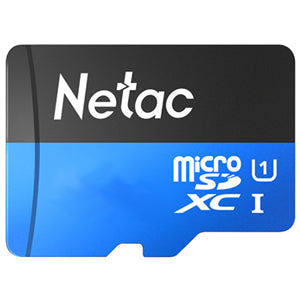 Memory Secure Digital: Netac P500 microSDXC UHS-I Card with Adapter 64GB