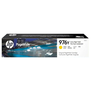 Printer Consumables: HP 976Y Yellow Extra High Yield PageWide Cartridge