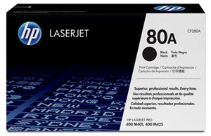 Printer Consumables: HP 80A Black Toner