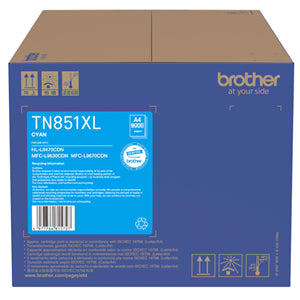 Brother Printers Accessories: Brother TN851XLC Cyan High Capacity Toner