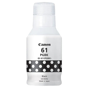 Printer Consumables: Canon GI61BK Black PIXMA MegaTank Ink Bottle