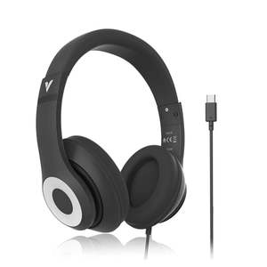 Headset Microphone: Verbatim Classic Headset with USB-C