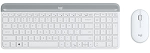 Keyboards: Logitech MK470 Slim W/L Desktop Kit - White