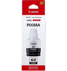 Printer Consumables: Canon GI60BK Black Pixma Endurance Ink Bottle