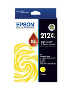 Printer Consumables: Epson 212XL Yellow High Yield Ink Cartridge