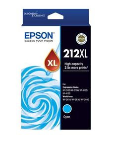 Printer Consumables: Epson 212XL Cyan High Yield Ink Cartridge
