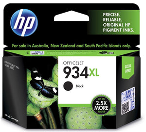 Printer Consumables: HP 934XL Black High Yield Ink Cartridge