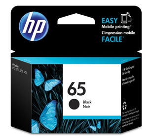 Printer Consumables: HP 65 Black Ink Cartridge