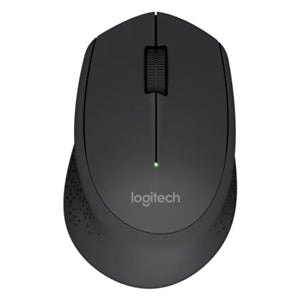 Mice: Logitech M280 USB Wireless Full Size Mouse - Black