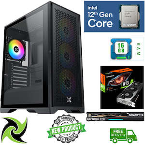 Brand-New Custom-Built Gaming PC Intel Core i5-12400F 6 Cores 16GB RAM 500GB NVM&hellip;